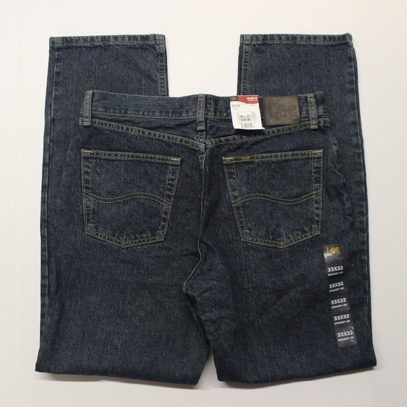 lee relaxed fit straight leg jeans mens